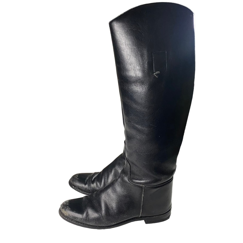 Vintage Marlborough Leather Equestrian Riding Boots Tall Women's 6
